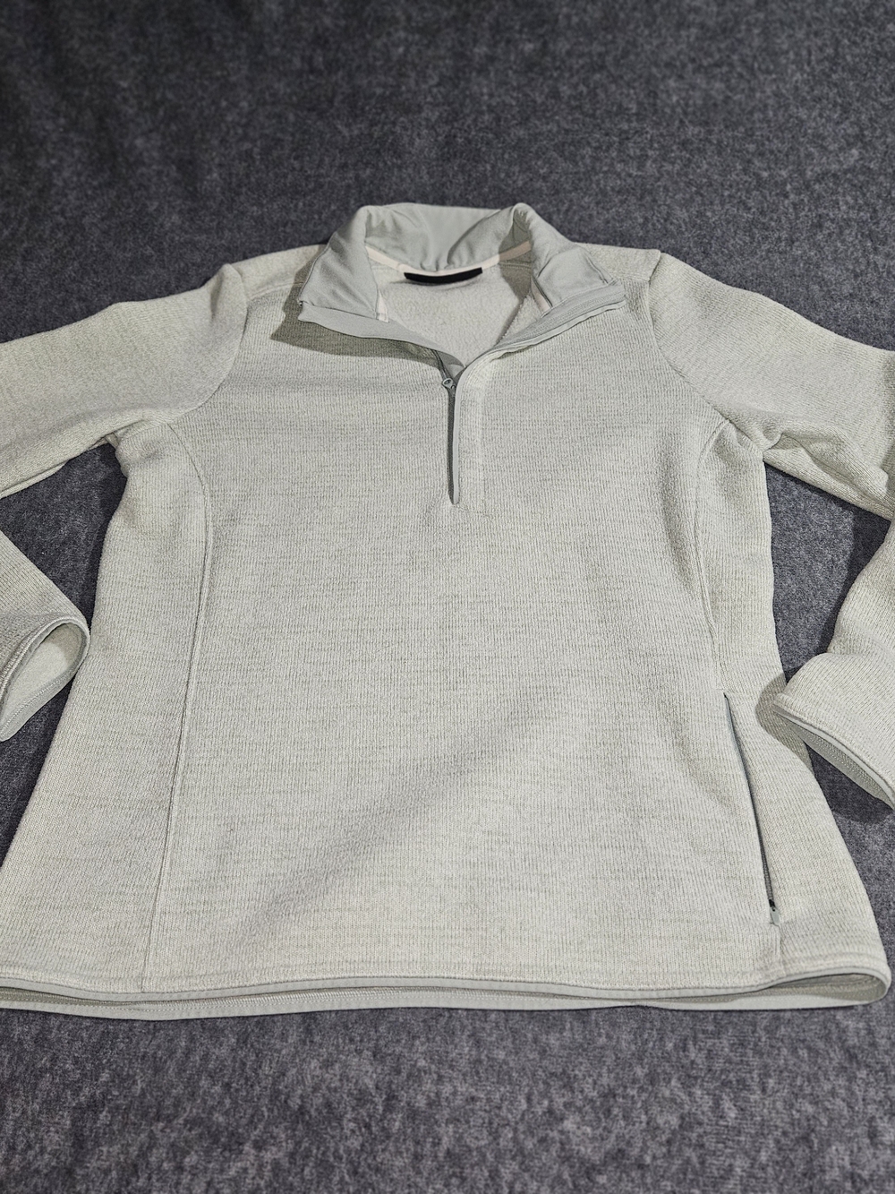 Under Armour Light Gray Quarter-Zip Pullover
